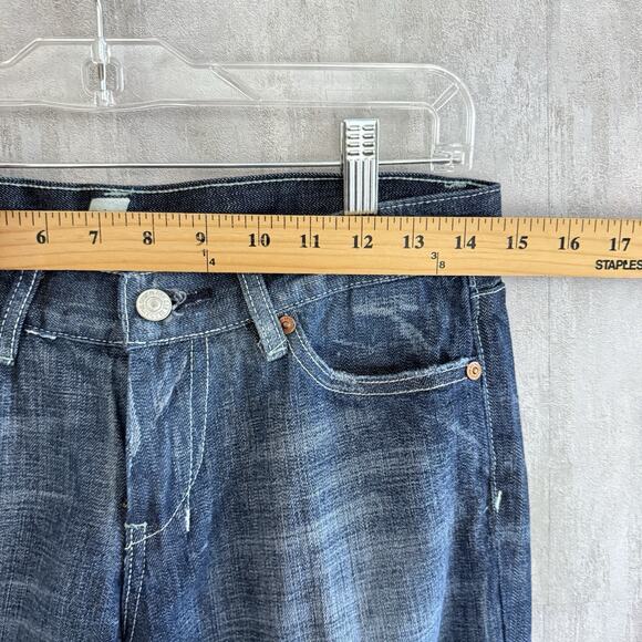 7 Seven For All Mankind Dojo Jeans Womens 27 Flared Swarovski Embellished NWT - Picture 13 of 16